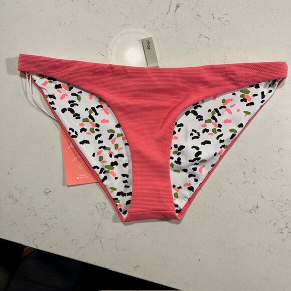 Maaji Fandango Pink Sublimity Reversible Bikini Bottoms Large - Picture 5 of 9
